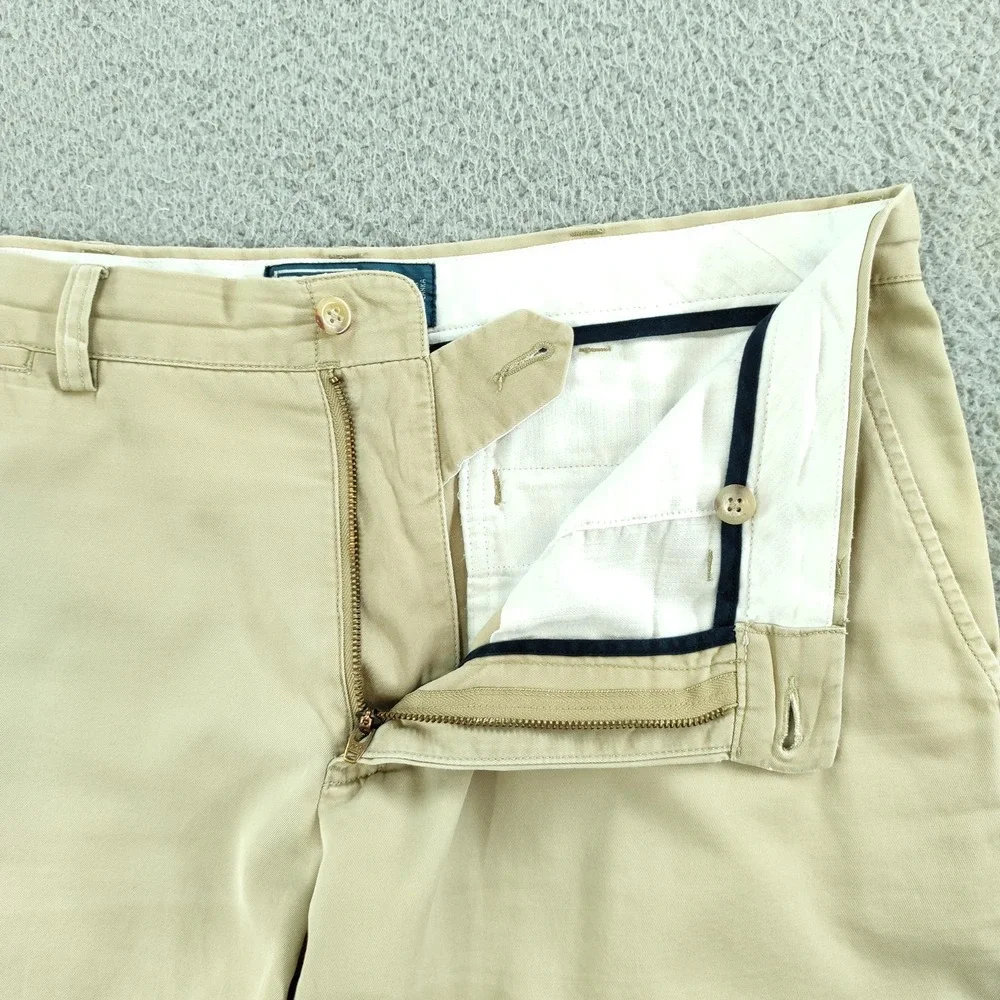 Polo Ralph Lauren Shorts Mens 34 Beige 9 Inch Classic Chino Cotton Casual